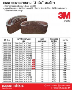 รหัส Z056-1010 / 2050กระดาษทรายสายพาน "3M" อเมริกา