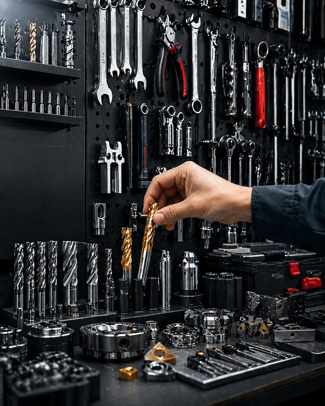 Industrial cutting tool machining